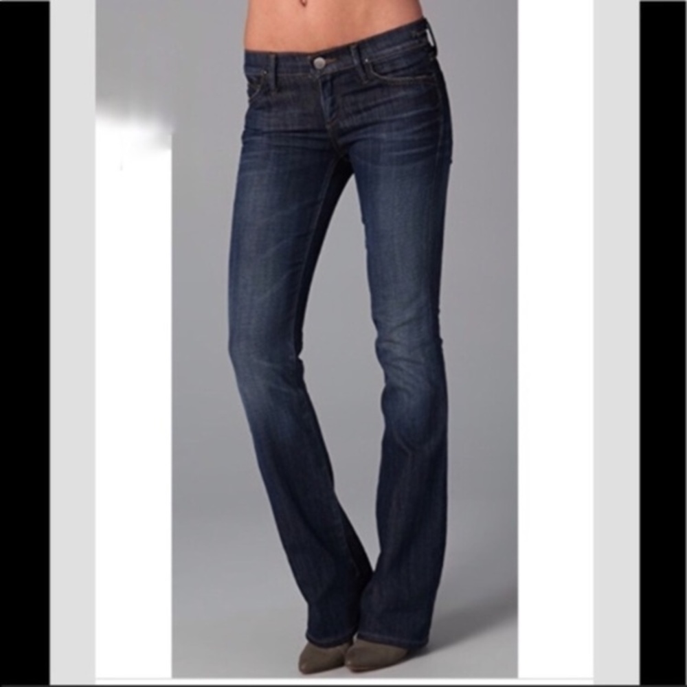 Goldsign Women's Boot Cut Jeans - Dark Blue